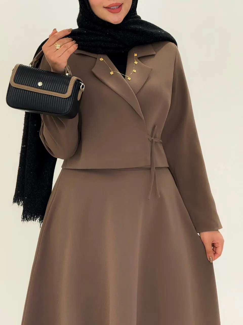 3612-کت و دامن مزونی مسیحا